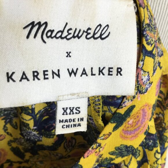 Madewell X Karen Walker Blouse xxs - Picture 10 of 11